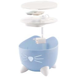 FONTAINE CHAT PIXI BLEUE