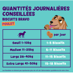 BISCUITS POULET POUR CHIEN 0.4kg