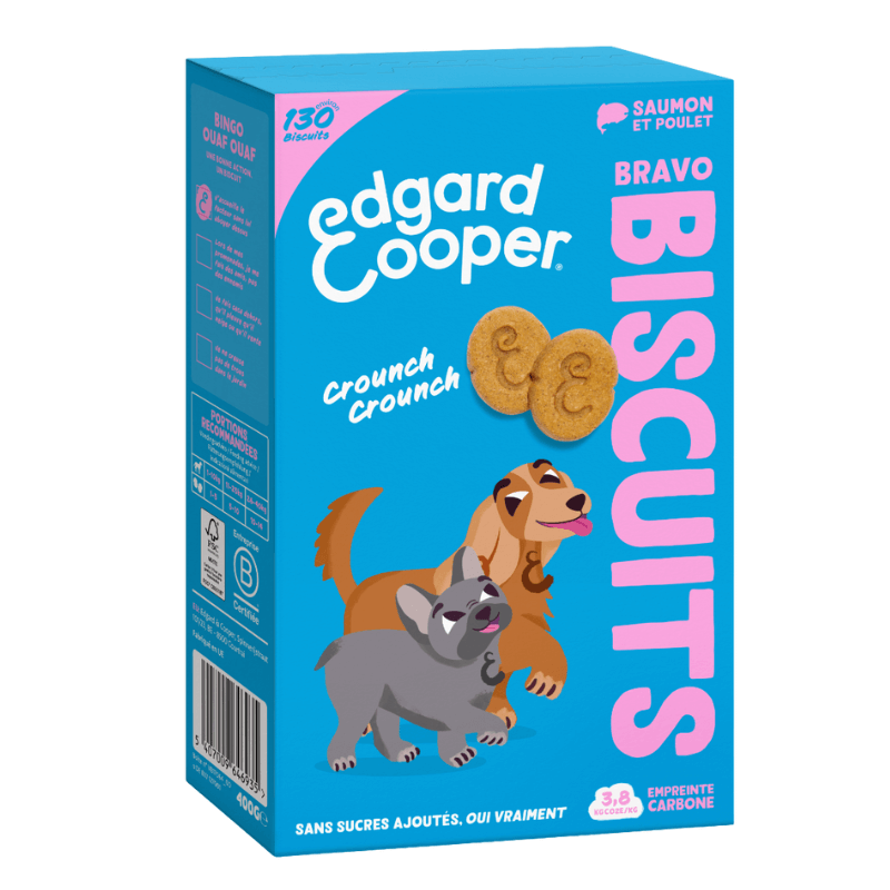 BISCUITS SAUMON POUR CHIEN 0.4kg