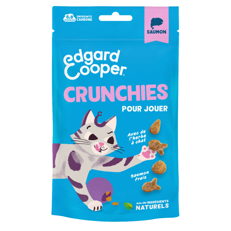 CRUNCHIES SAUMON 0.05kg pour chat