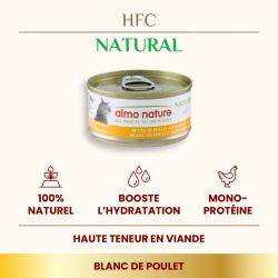 ALMO CHAT HFC STERILISED BLANC DE POULET 50gr