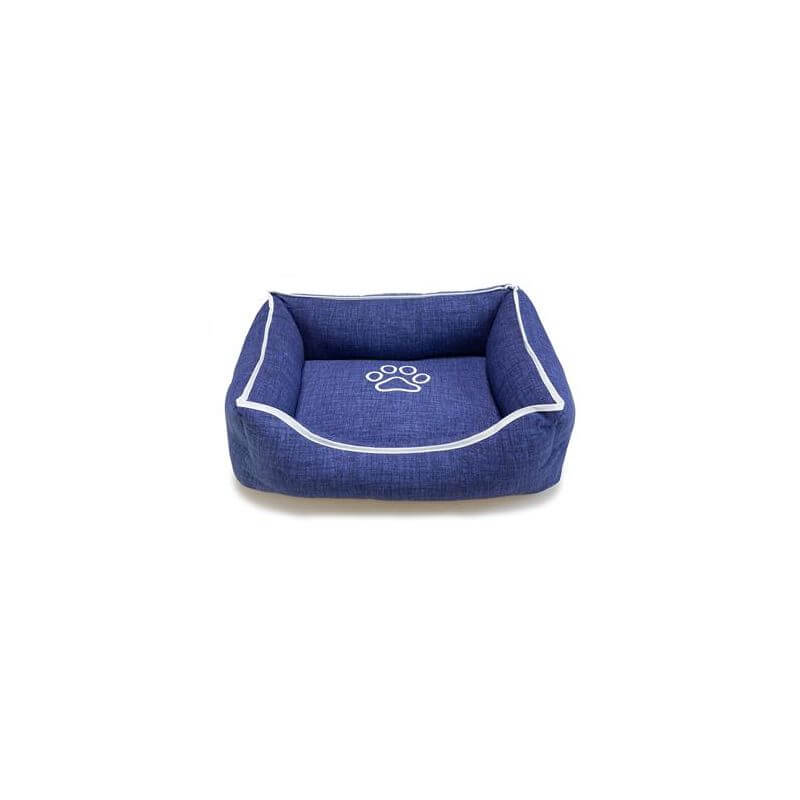 SOFA CARRE BLEU EMPREINTE 85x68x21cm