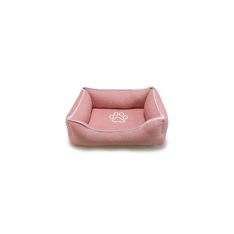 SOFAS CARRE ROSE EMPREINTE 85x68x21cm