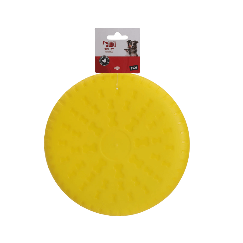 JOUET FRISBEE ASSORTI JAUNE ROUGE BLEU VERT 90gr 23 cm