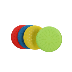 JOUET FRISBEE ASSORTI JAUNE ROUGE BLEU VERT 90gr 23 cm