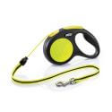 Laisse retractable Flexi New Neon Corde 5m