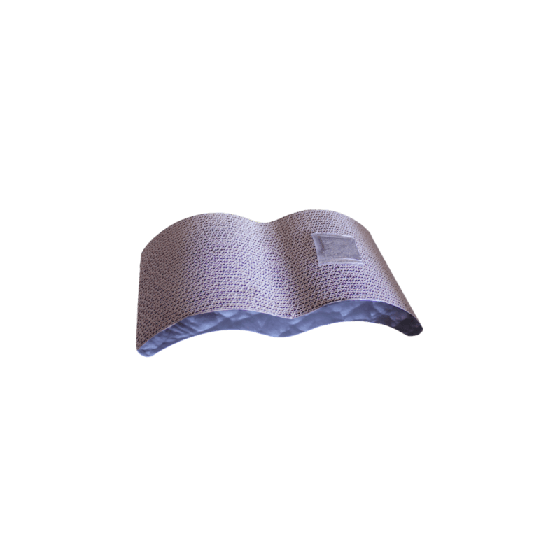 GRIFFOIR VAGUE DOUBLE 36x19x7cm IMPRIME NOIR TAUPE BLANC