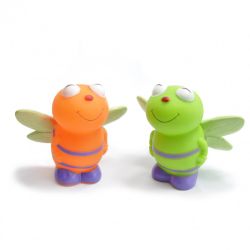 VINYL BEE 11.5cm 2 ASSORTED COLOURS