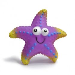 VINYL SEA TOY 2 ASSORTED ITEMS: STARFISH 12cm/OCTOPUS 10cm