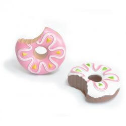 VINYL BITTEN DONUT 10.3cm 2 ASSORTED COLOURS