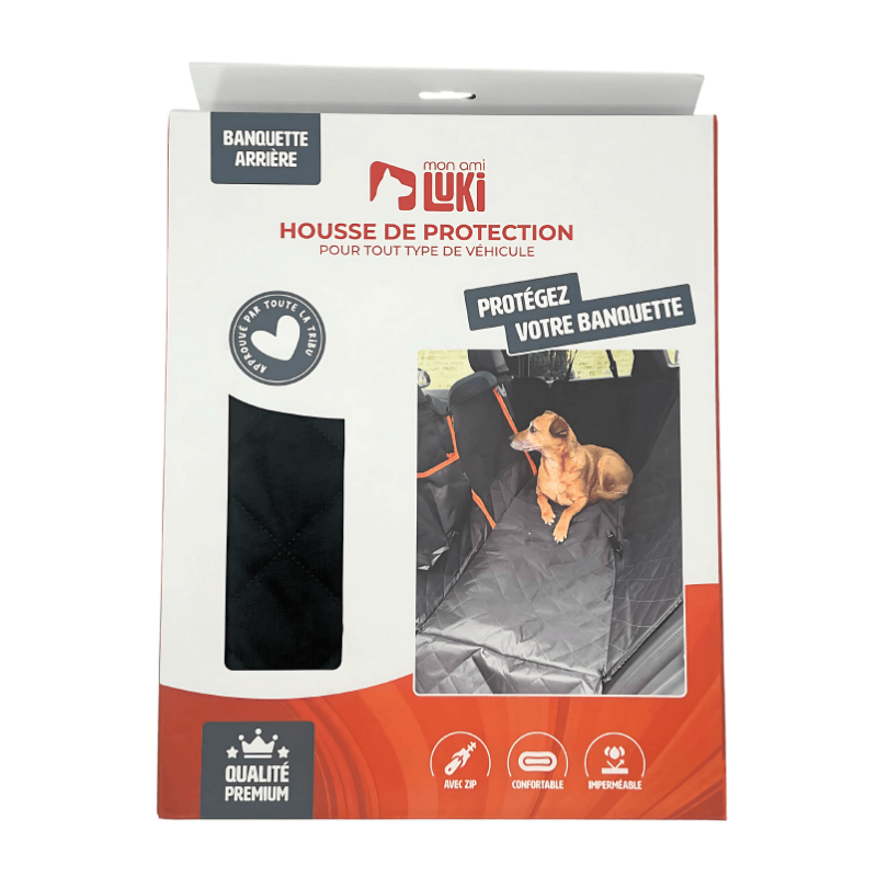 HOUSSE VOITURE BANQUETTE ARR MATELASSE ANTIDERAP IMPERMEABLE 137x147cm