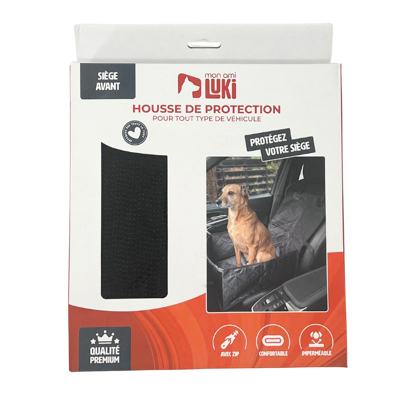 HOUSSE VOITURE SIEGE AV MATELASSE ANTIDERAP IMPERMEABLE 45x50x58cm