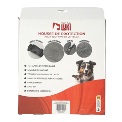 HOUSSE VOITURE SIEGE AV MATELASSE ANTIDERAP IMPERMEABLE 45x50x58cm