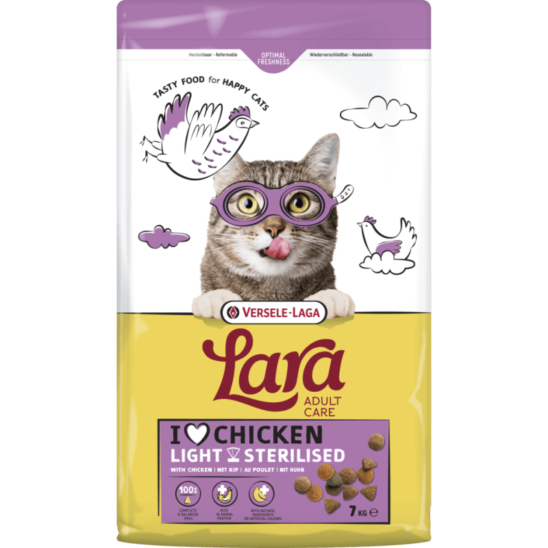 LARA ADULT STERILIZED POULET 7 Kg