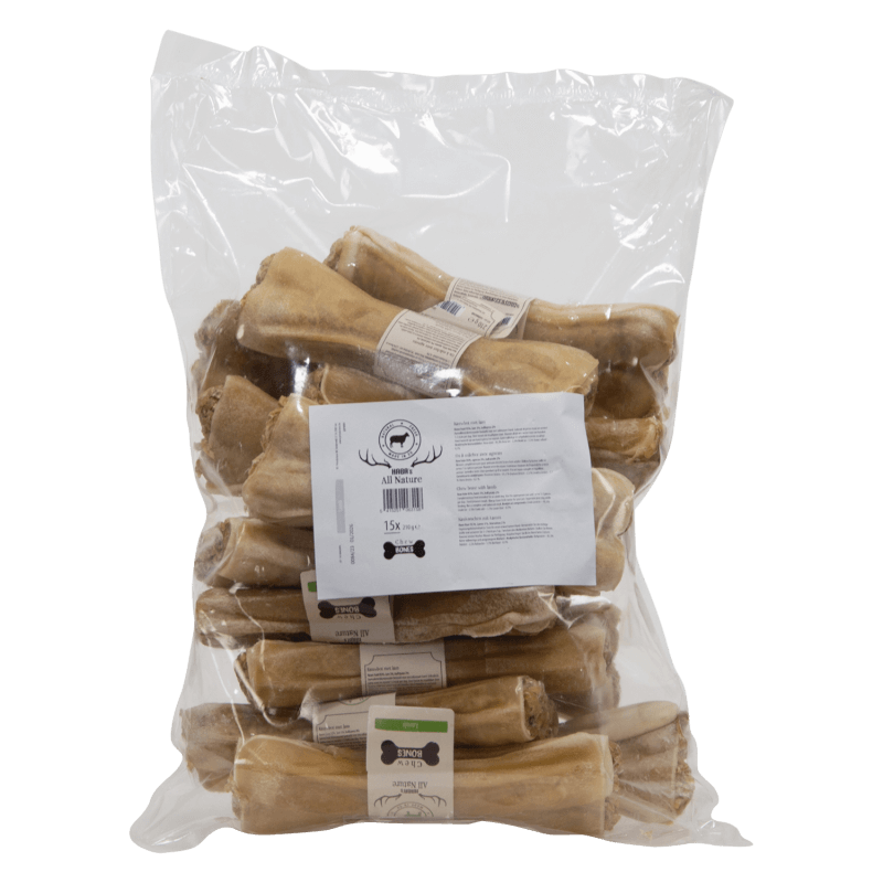 HAB ALL NATURE Os à Mâcher avec Agneau-210g 22cm