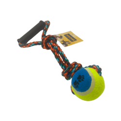 JOUET CORDE TRACTION BALLE...