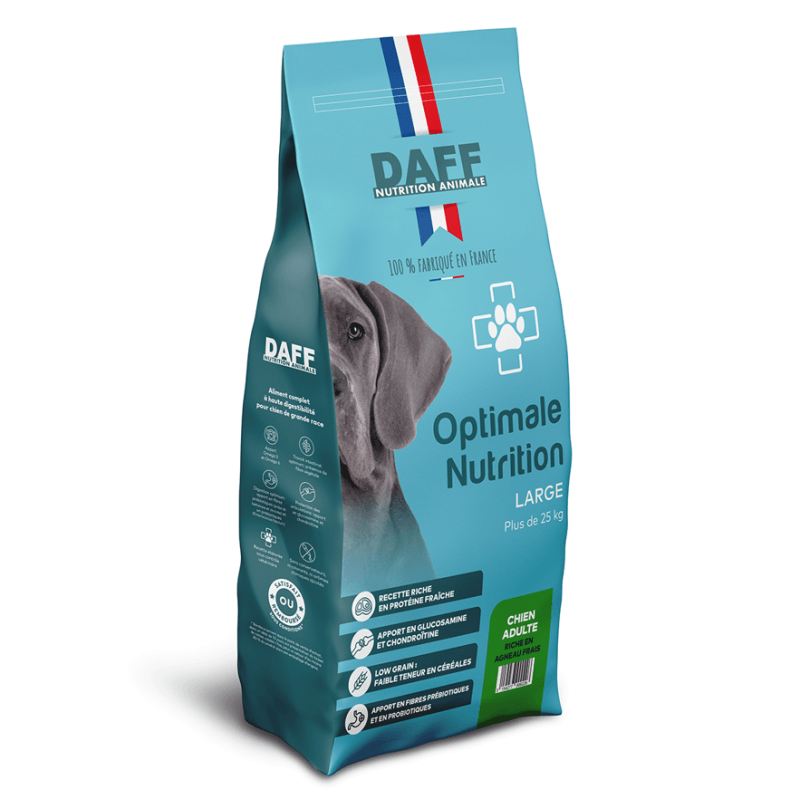 DAFF OPTIMALE CHIEN LARGE Agneau 3 Kg