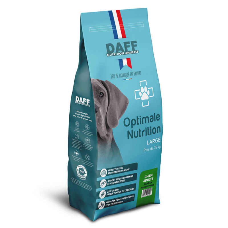 DAFF OPTIMALE CHIEN LARGE AGNEAU 3KG