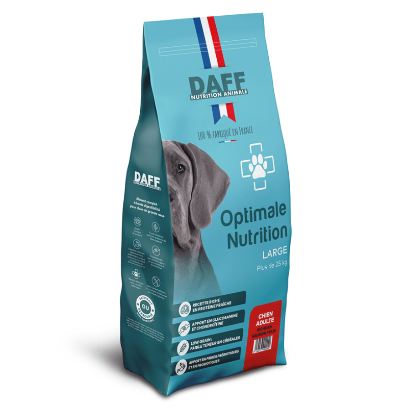 DAFF OPTIMALE CHIEN LARGE Saumon 12 Kg