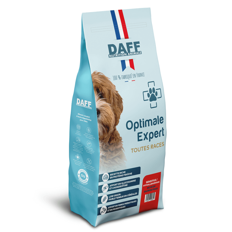 DAFF OPTIMALE CHIEN ALL SIZE HYPOALLERGENIQUE 12KG