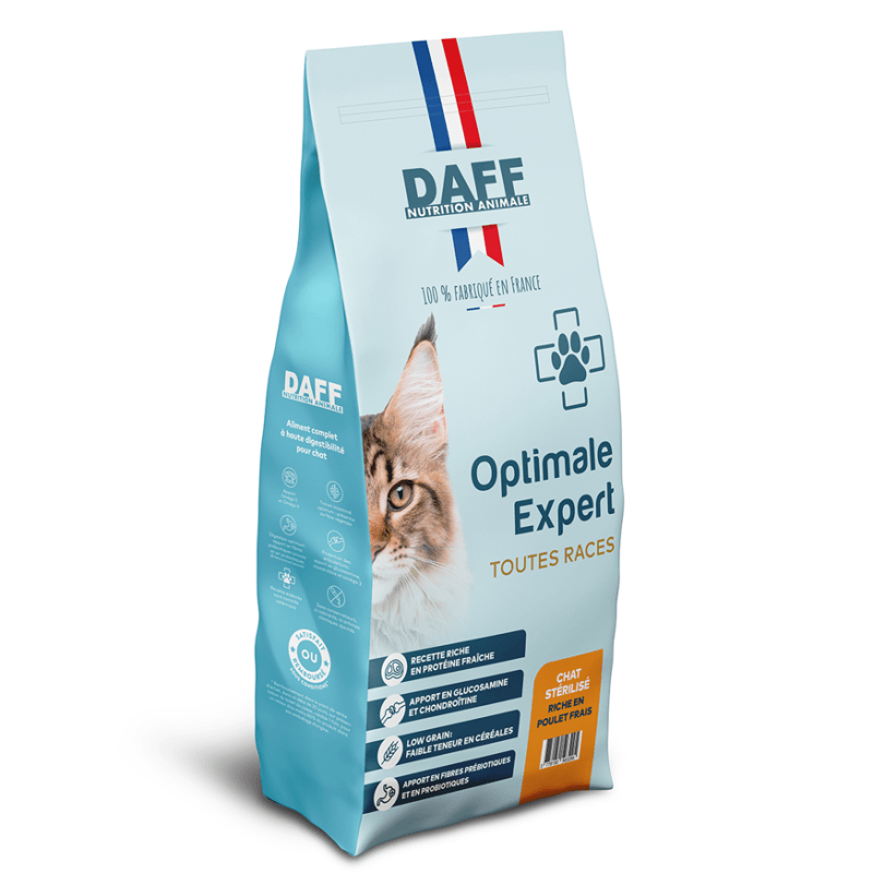 DAFF OPTIMALE EXPERT CHAT STERILISE Poulet 5 Kg