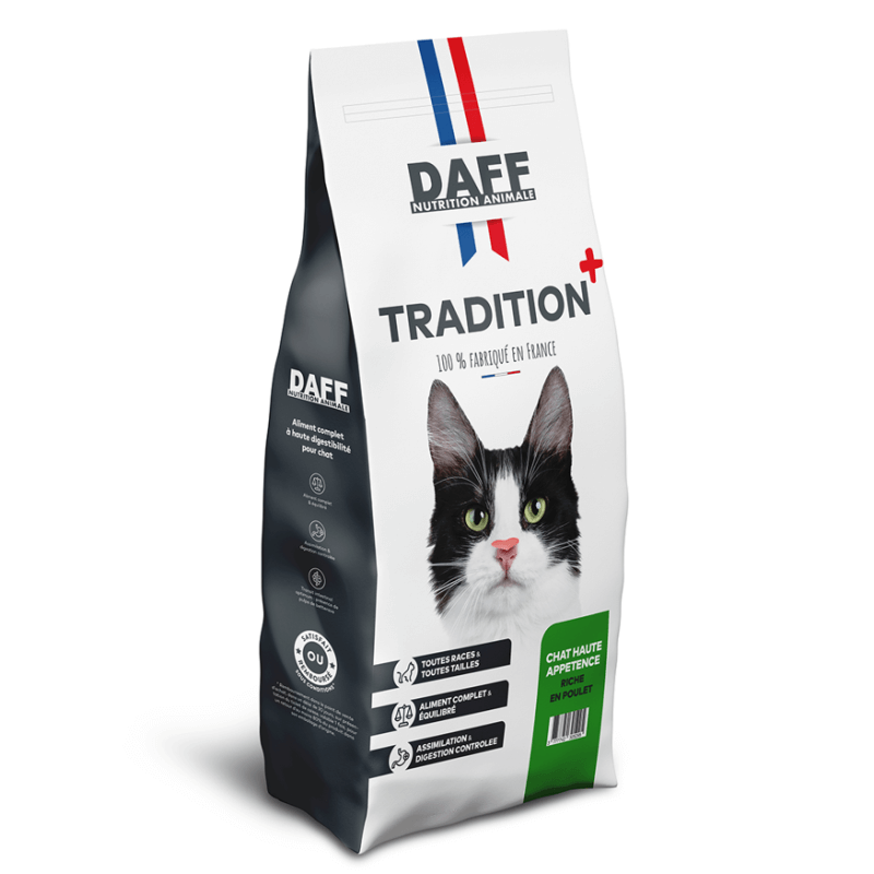 DAFF TRADITION + HAUTE APPETENCE POULET 2 KG CHAT