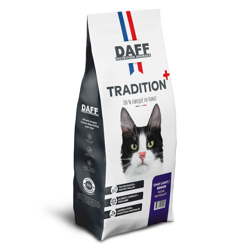 DAFF TRADITION + SENIOR LIGHT POULET 5 KG CHAT