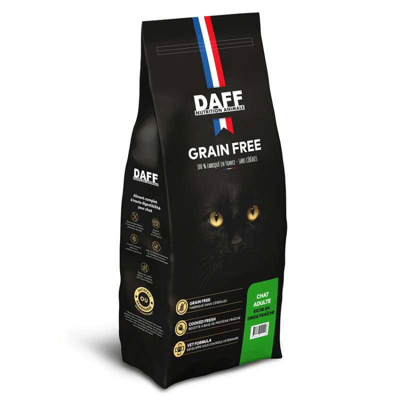 DAFF GRAIN FREE CHAT DINDE FRAICHE 2KG