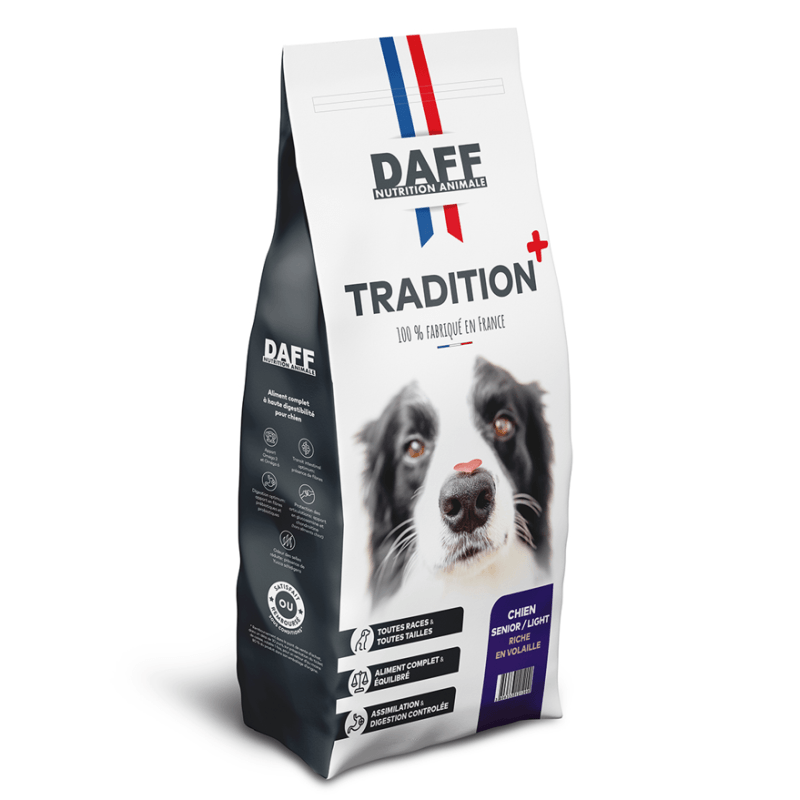 DAFF TRADITION + SENIOR RICHE EN VOLAILLE 12KG