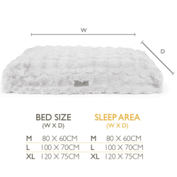 Scruffs Alpine Mattress (L) 100 x 70cm Taupe