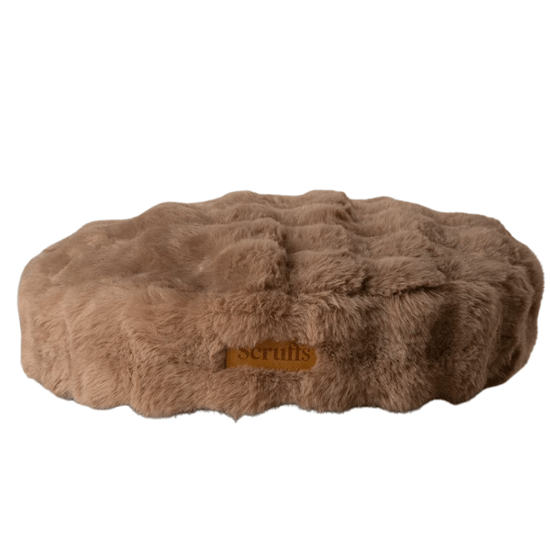 Scruffs Alpine Round Pet Cushion (S) 50cm Taupe