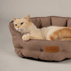 Scruffs Seattle Cat Bed Sienna Brown