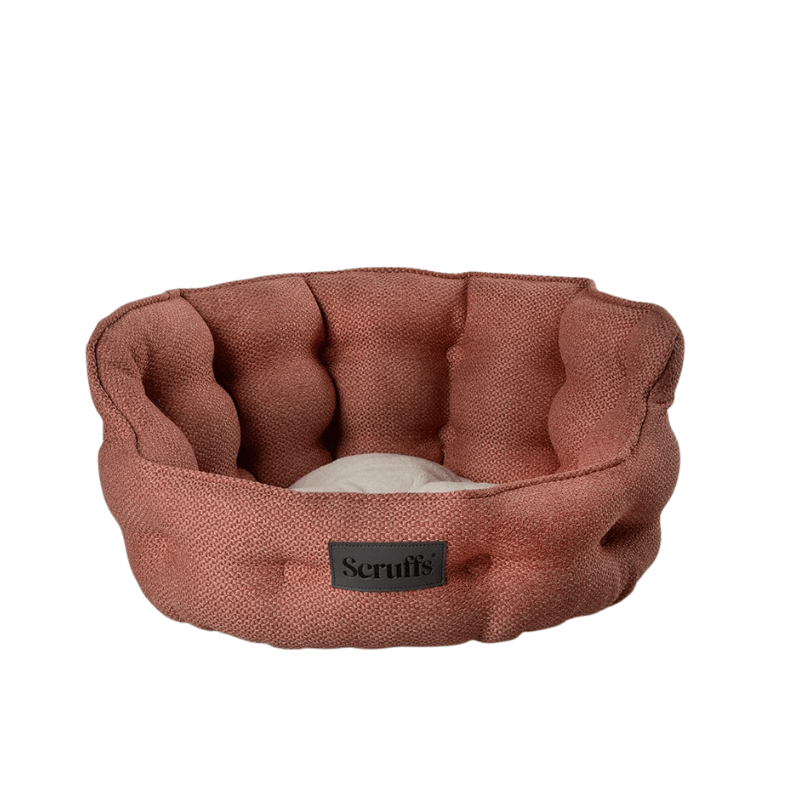 Scruffs Seattle Cat Bed Coral Pink