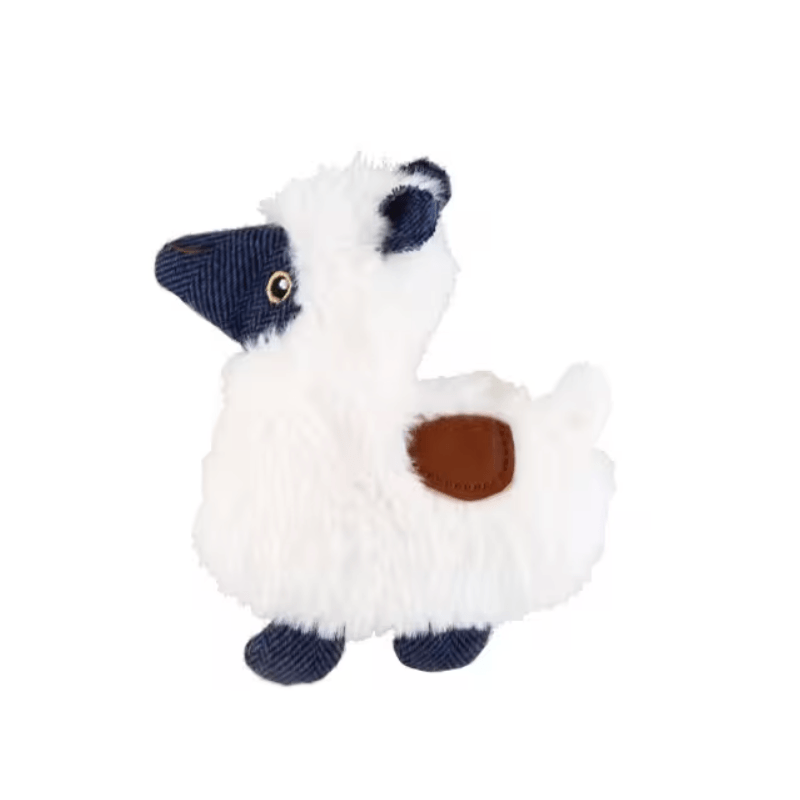 JOUET CHAT LAMA TISSU JEANS + HERBE A CH