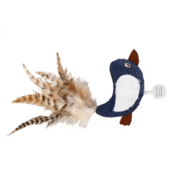 JOUET CHAT OISEAU TISSU...