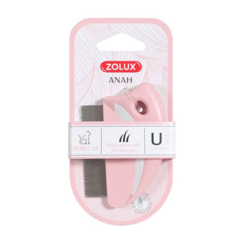 ANAH CAT PEIGNE A PUCES ROND