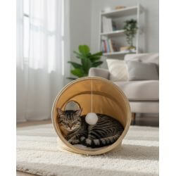 PANIER TUNNEL RETRACTABLE ecru 38X42CM