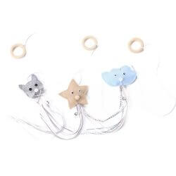 CAT TOY W/BELL ETOILE, CHAT...