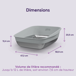 BAC A LITIERE LITTER GENIE PLATINUM + POUBELLE OFFERTE