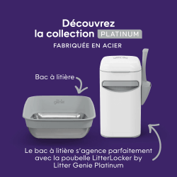 BAC A LITIERE LITTER GENIE PLATINUM + POUBELLE OFFERTE