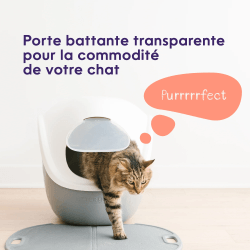 BAC ET DOME A LITIERE LITTER BOX + PELLE + POUBELLE OFFERTE