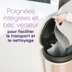 BAC ET DOME A LITIERE LITTER BOX + PELLE + POUBELLE OFFERTE