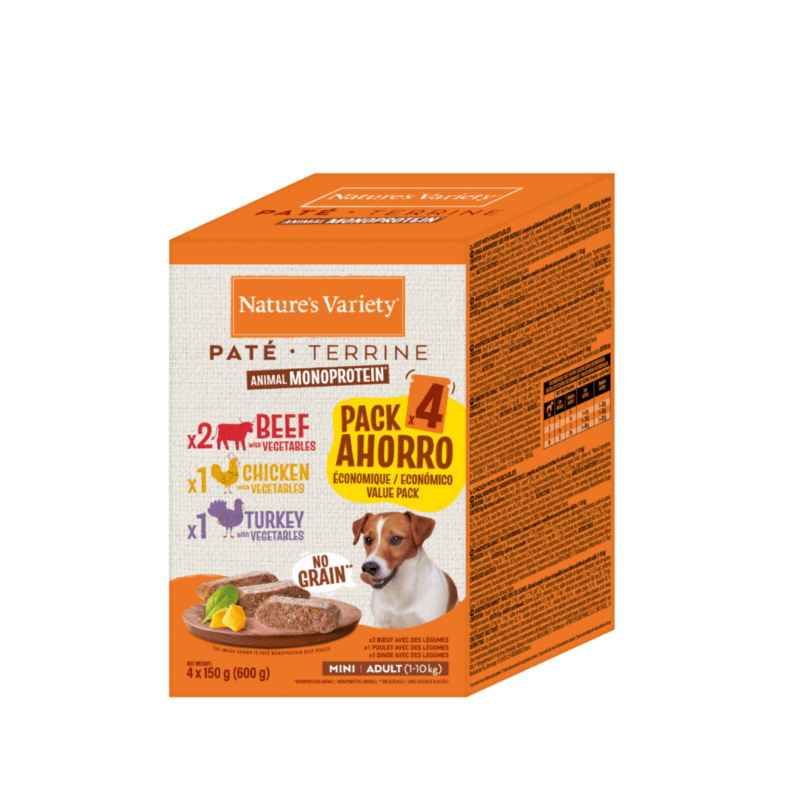 NV chien Pochon Mini multipack 4x150g