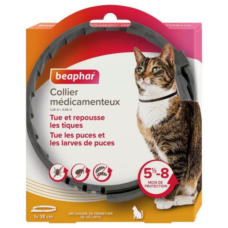 Beaphar collier médicamenteux 1.25 G + 0.56 G pour chats