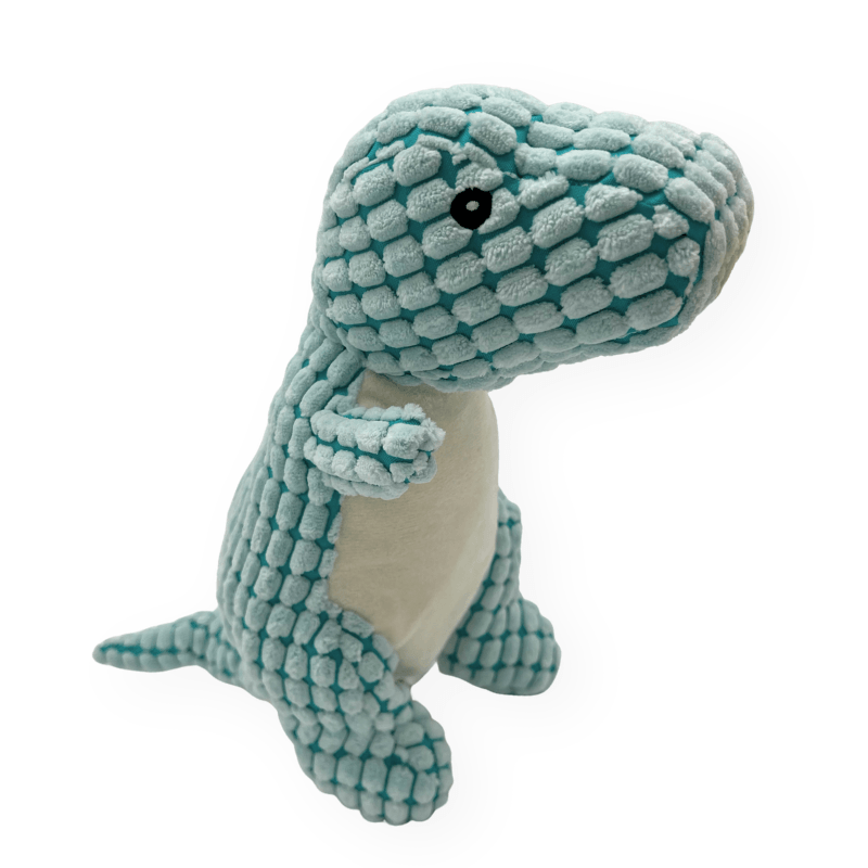 jouet peluche Dinosaure bleu 28 cm