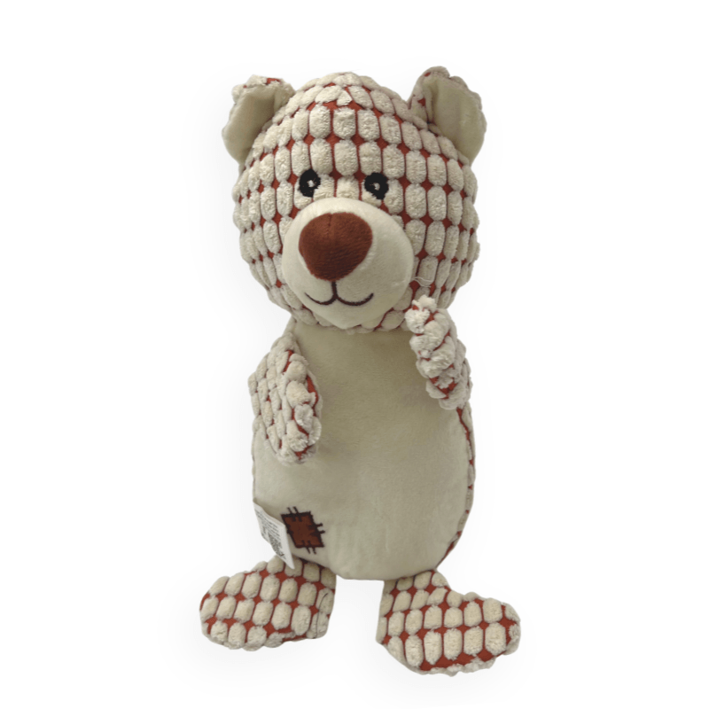 jouet peluche Ours orange 30 cm