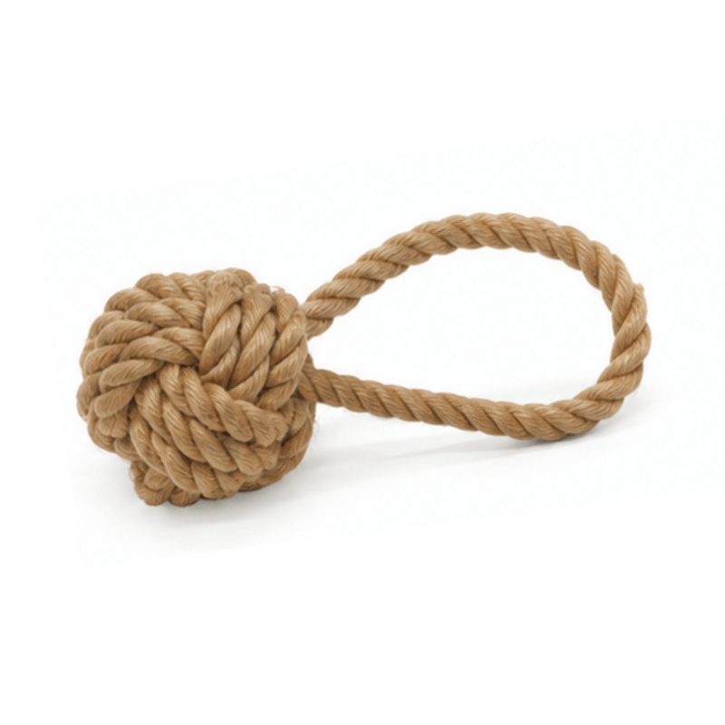 jouet corde poignée + boule mod 45