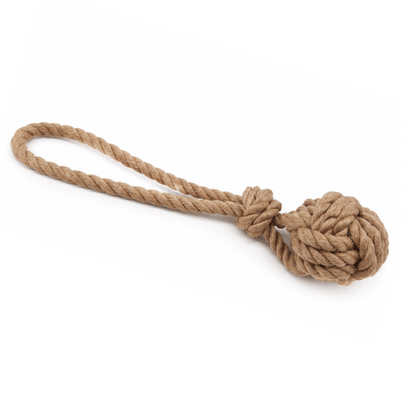 jouet corde grande poignée + boule mod 39