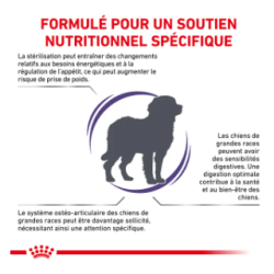 Royal Canin Neutered Adult Grand Chien Stérilisé — Croquettes 12 kg