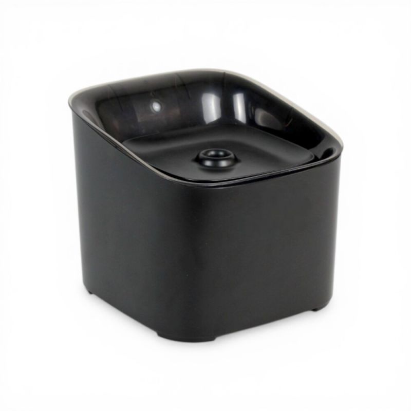 FONTAINE A EAU AVEC CAPTEUR DE PRESENCE NOIRE - AVEC FILTRATION